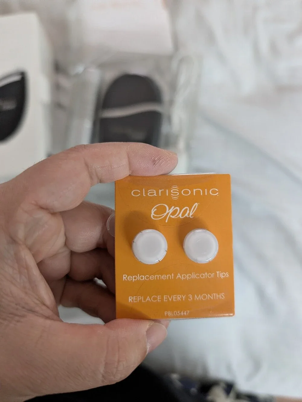 NEW Open Box Clarisonic Opal Sonic Skin Infusion Set-device,Charger,2 Tips,Serum